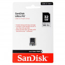 Pendrive SanDisk Ultra Fit USB 3.1 (32GB, 130 MB/s, Negro)