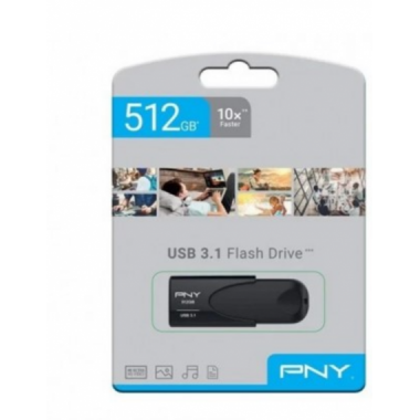 Pendrive PNY 512GB USB-A 3.1 Negro