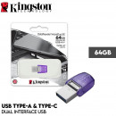 Pendrive Kingston DataTraveler microDuo 3C 64GB USB-A + USB-C 3.2