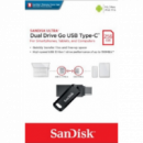 Pendrive SanDisk Ultra Dual Drive Go USB 3.1 (USB-C y USB-A) 256GB Negro