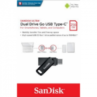 Pendrive SANDISK Ultra Dual Drive Go USB 3.1 (usb-c y Usb-a) 256GB Negro