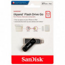 Pendrive SanDisk iXpand Flash Drive 64GB USB 3.0 / Lightning para iPhone/iPad