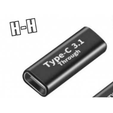 Adaptador USB-C Hembra a Hembra 3.1