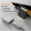 Adaptador USB-C Hembra a MagSafe 3 (100W)