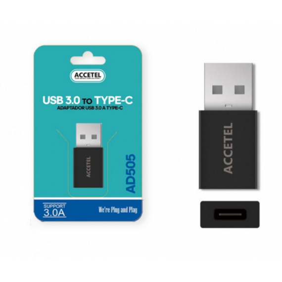Adaptador ACCETEL USB 3.0 a USB-A (AD505)