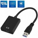 Adaptador Convertidor USB 3.0 a HDMI Hembra (0.20 cm)