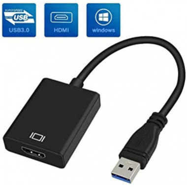 Adaptador Convertidor USB 3.0 a HDMI Hembra (0.20 cm)