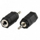 Adaptador Jack Konnoc Macho 2.5mm a Hembra 3.5mm de Audio