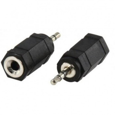 Adaptador Jack Konnoc Macho 2.5mm a Hembra 3.5mm de Audio
