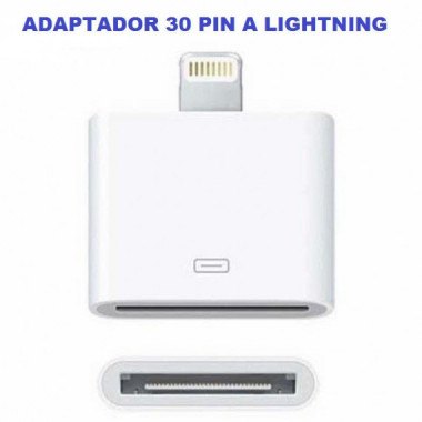 Adaptador de 30 Pines Hembra (iPhone 4/4S) a Lightning Macho Compatible