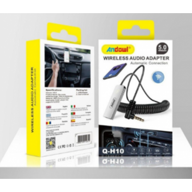 Adaptador Bluetooth Audio Inal&aacute;mbrico Andowl Q-H10