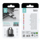 Adaptador Lightning a USB y Carga 2 en 1 IKREA WB8349 Plateado para iPhone