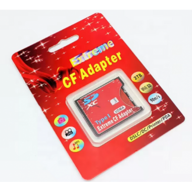 Adaptador Compact Flash a Dual Tarjeta Micro SD