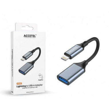 Cable OTG Accetel Lightning a USB 3.0 AD613