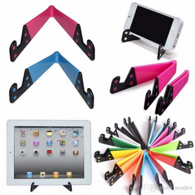 Soporte Universal para M&oacute;vil y Tablet con Dise&ntilde;o en Forma de V