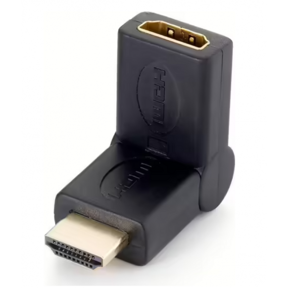Adaptador EQUIP HDMI Macho a HDMI Hembra 45º Negro (EQ118911)