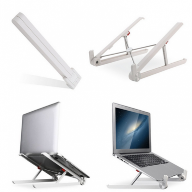 Soporte Met&aacute;lico Ergon&oacute;mico para Port&aacute;til y MacBook