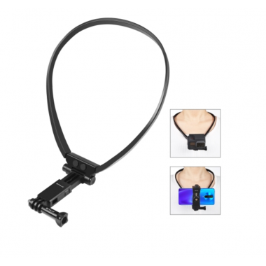Soporte de Cuello Puluz Ajustable 360&deg; para M&oacute;vil y GoPro