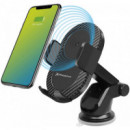 Cargador Coche Inalámbrico Xphoenix de Carga Rápida con Soporte de Ventosa y Rejilla de Ventilación 10W