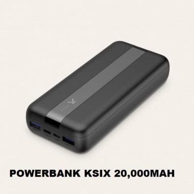 Power Bank KSIX 20000 mAh 20W PD QC3.0 Negro BXBA20000PD