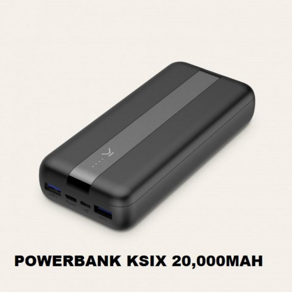 Power Bank KSIX 20000 mAh 20W PD QC3.0 Negro BXBA20000PD