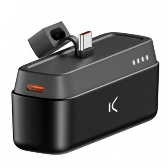 Power Bank KSIX Plug & Go con Soporte 4800mAh USB-C (BPB4800S01N)