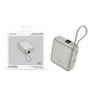 Power Bank Lekus Freevolt Nano 10000mAh 35W PD+QC3.0 con Display y Cable USB-C Incorporado Gris (LKB100S)