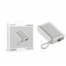 Power Bank Lekus Max Freevolt 20000 mAh 45W PD QC3.0 con Display y Cable USB-C Incorporado LKB200S Plata