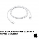 Cable Apple USB-C a USB-C Trenzado de 1 Metro (MQKJ3ZM/A)