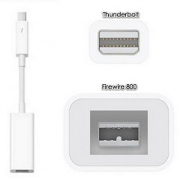 Adaptador Apple Thunderbolt a Firewire 800 (MD464ZM/A)  APPLE