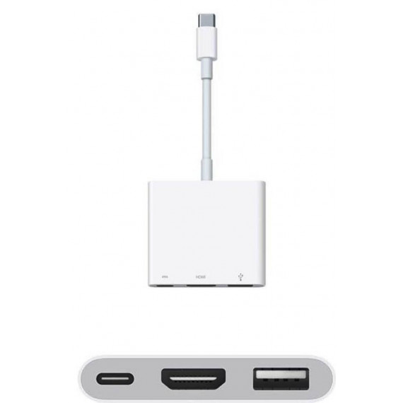 Adaptador Multipuerto de USB-C a AV Digital Apple (MUF82ZM/A)