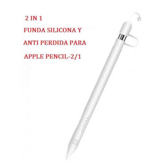 Funda de Silicona Compatible para Apple Pencil 1 y 2