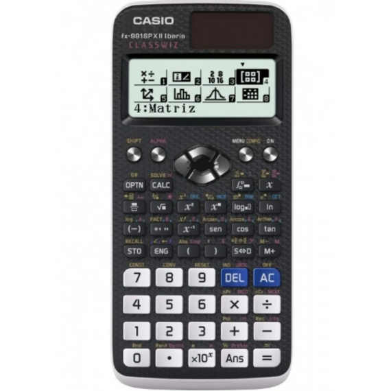 Calculadora Científica Casio FX-991SPCW-WE ClassWiz Negra