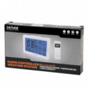 Estación Meteorológica Digital DENVER Radiocontrolada WS-530 Blanco