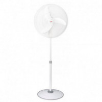 Ventilador de Pie Onemax MV0554, 40cm, 45W, 3 Velocidades, Base Reforzada