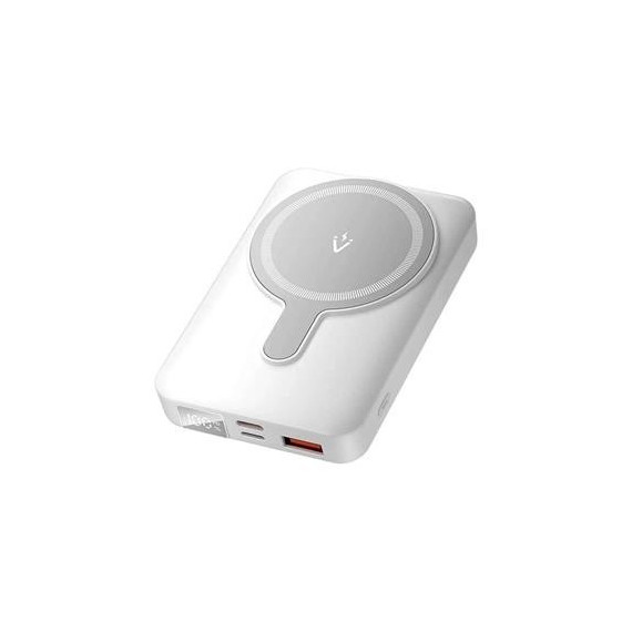 VENTION Bateria Externa Portatil 10000mAh Magnetica Inalambrica Blanca FHTW0