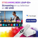 Reproductor Multimedia Strong LEAP-S3+V2 Android TV 4K Ultra HD (2GB RAM, 16GB)