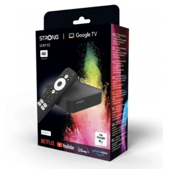 Caja Multimedia Strong LEAP-S3 Android TV Box 4K UHD 2GB/16GB