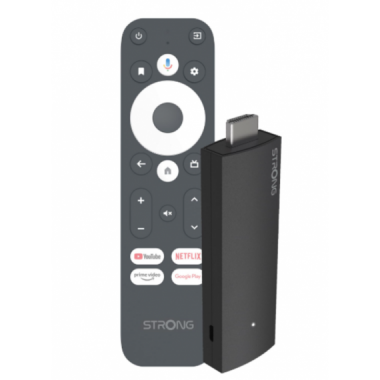 Reproductor Multimedia Strong LEAP-UNA TV Stick 2K UHD con HDMI y Bluetooth (Negro)