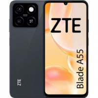 Smartphone ZTE Blade A55 4GB/64GB con Batería de 5000 Mah, Pantalla de 6.75" y Cámara de 13MP + Ia, Negro