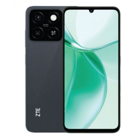 Smartphone ZTE Blade A35 2+4+64GB 4G, Pantalla Hd+ de 6.75", 5000 Mah, Procesador Octa Core, Cámara 8MP+IA, Negro
