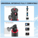 Monopié con Trípode Flytime para GoPro, Insta360, DJI y Móvil 1.4m