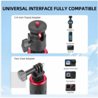 Monopié con Trípode Flytime para GoPro, Insta360, DJI y Móvil 1.4m