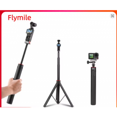 Monopi&eacute; con Tr&iacute;pode Flytime para GoPro/Insta360/DJI/M&oacute;vil 1.6M