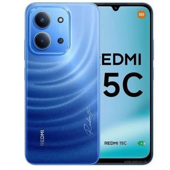 Smartphone Xiaomi Redmi 13C (4GB RAM, 128GB, Dual SIM, Cámara 50 MP) Azul