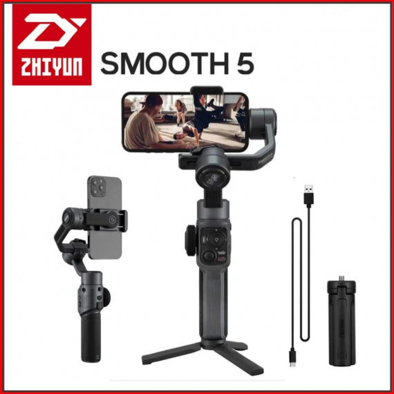 Estabilizador ZHIYUN Smooth 5 para Móvil con Trípode