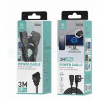 Cable de Alimentación IKREA 2PIN 3M Negro WB2920