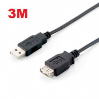 Cable EQUIP USB Macho a USB Hembra 3M