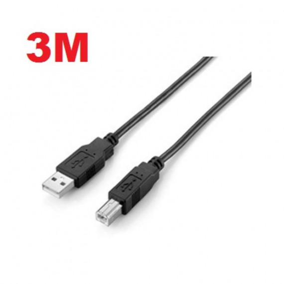 Cable USB 2.0 EQUIP A-Macho a B-Macho para Impresora, 3m