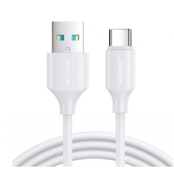 Cable de Datos y Carga Rápida JOYROOM Usb-a a Type-c 6.6FT/2M Blanco S-A9